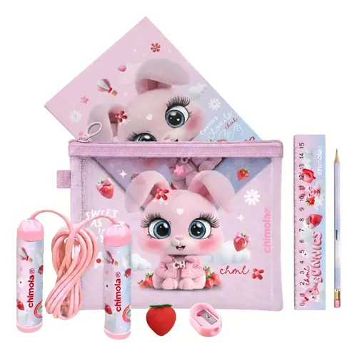 Chimola Set Escolar School Set Mesh Bunny St46