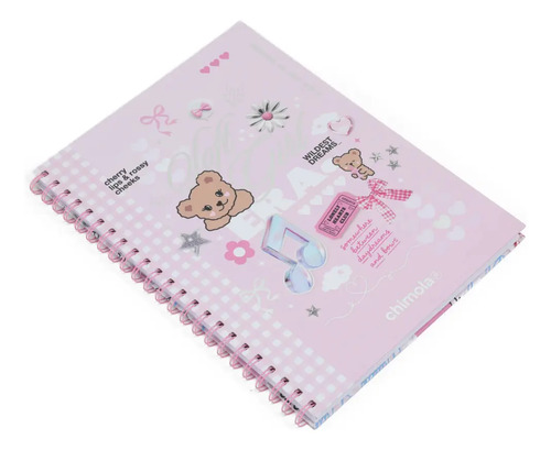 Cuaderno A4 Chimola Collection Pink T. Dura Espiral 96 Hojas Collection Pink