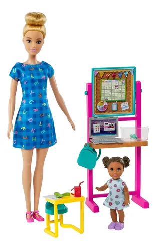 Muñeca Barbie Mattel Yo Quiero Ser Maestra Teacher