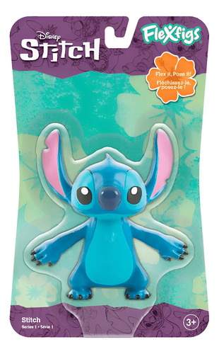 Figura Flexfigs Stitch Articulado Disney