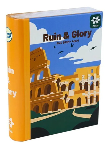 Puzzle Rompecabezas Coliseo Romano Italia 300 Piezas Bookbox