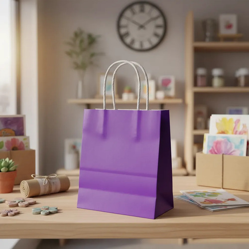 Bolsa Para Regalo Zafiro Lisa Colores Pack X 6 Unidades Violeta Zafiro