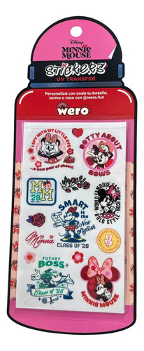 Stickers Minnie Mouse De Vinilo Wero Uv Transfer Premium