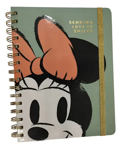 Libreta Espiral A5 Líneas Minnie Mooving Notes 96 Hojas Minnie A