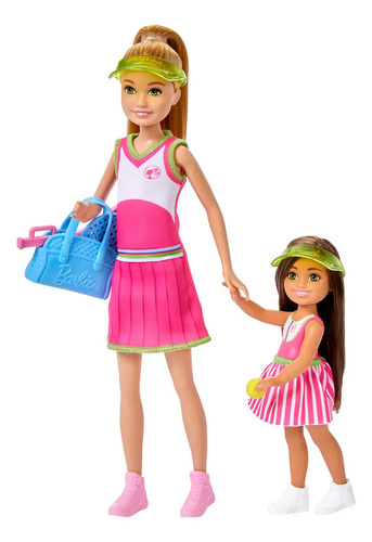 Barbie Set De Juego Clases De Tenis Para Niñas Color Multicolor