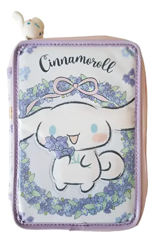 Cartuchera Cinnamoroll 2 Pisos Útiles Cresko Cinnamoroll Cinnamoroll Flores