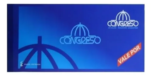 Paquete X10 Talonario Congreso Vale Por Block