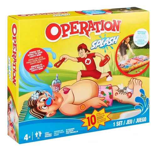 Juego De Mesa Operation Splash Hasbro