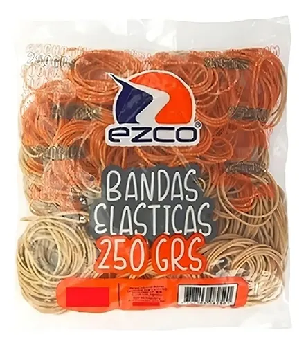 Bandas Elasticas Ezco Banditas 250gr Marrón Claro