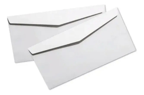 Sobre Oficio Ingles X50 Unidades Medoro 90g Obra Blanco Blanco Liso