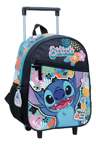 Mochila Jardin Carro 12 Stitch Hawaii Wabro 27147 Negro Hawaii