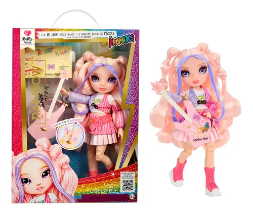 Rainbow High Prismatics Fashion Muñeca Bella Parker Rockera