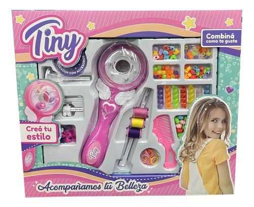 Tiny Set Trenzador Automatico Con Accesorios Bijou