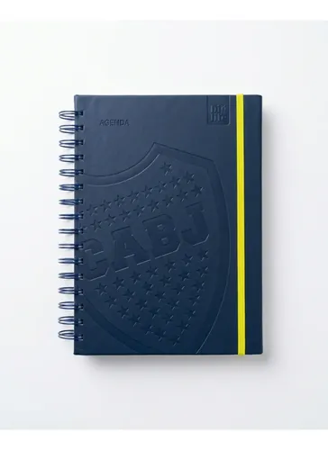 Agenda Boca Juniors Perpetua Semana A La Vista 16x22 Azul Oscuro Boca Juniors 2027