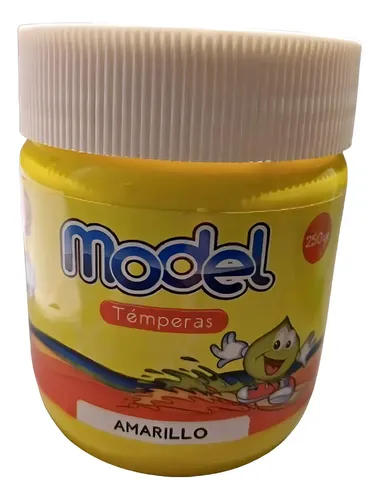 Témpera Model De 250 Gramos En Amarillo Amarillo