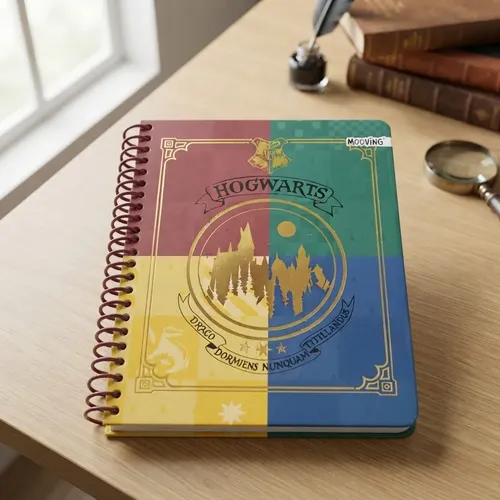 Cuaderno Premium 1/2 Oficio 96 Hojas Harry Potter Mooving Multicolor