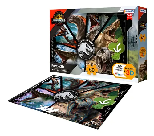 Puzzle Jurassic World 60 Piezas Rompecabezas 3d