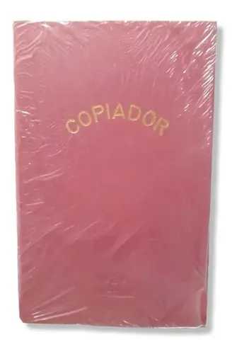 Libro Copiador Vulcano T/d 1 Mano 824 Rosa