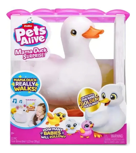 Pets Alive Mama Pato Interactiva Con Patitos