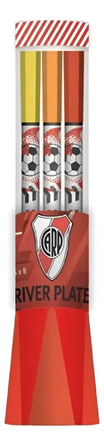 Marcadores River Plate Tubo X 12 Colores Tapimovil River River