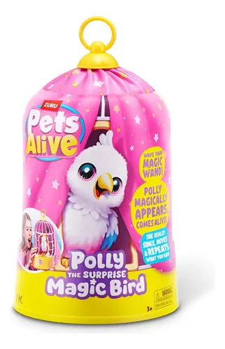 Pets Alive Polly The Magic Bird Juguete Robótico Sonidos Polly The Magic Bird Pets Alive