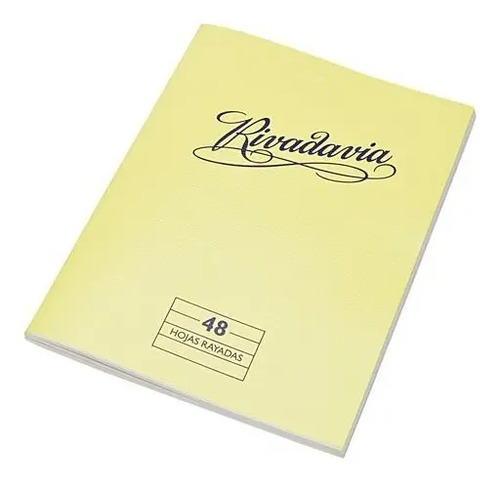 Cuaderno Rivadavia Tapa Flexible Rayado 48 Hojas 21x16cm